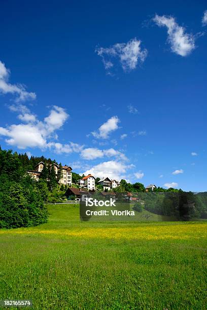 Pueblo Alpino Foto de stock y más banco de imágenes de Aire libre - Aire libre, Aldea, Alpes Europeos