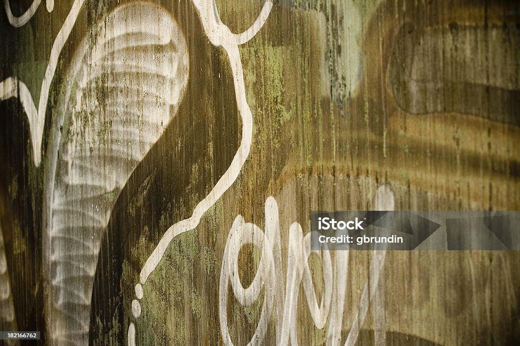 Dirty graffiti grunge - Foto de stock de Abandonado royalty-free