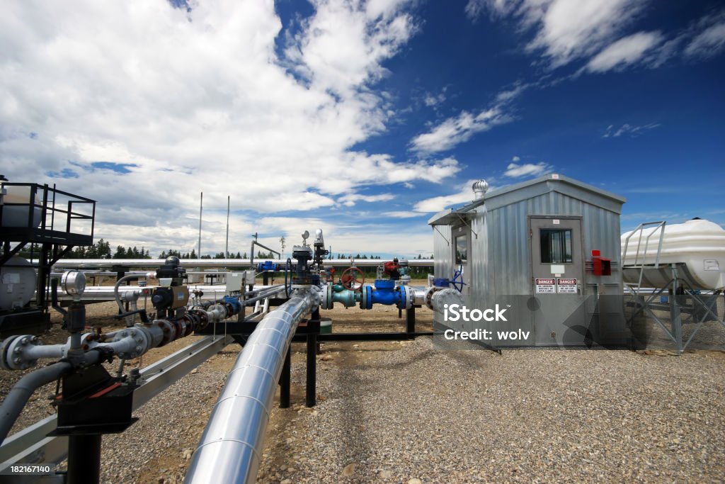 Oilfield-Pipe - Royalty-free Alberta Foto de stock