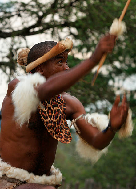 istock Zulu Warrior Battle Dance 182167254