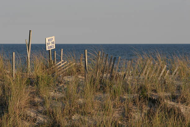 Keep Off The Dunes - foto stock