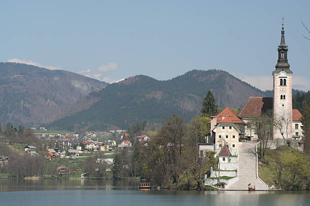 istock Church and Village 182168222