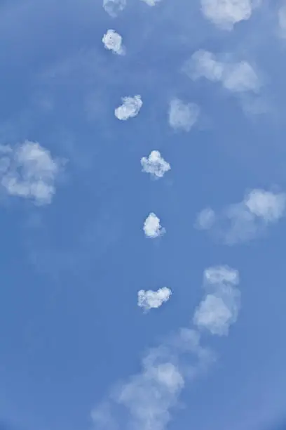 Photo of Clouds in line