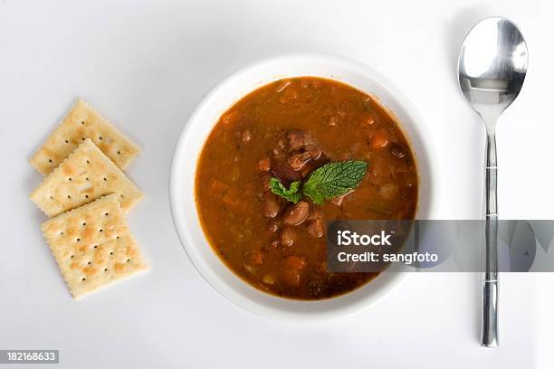 Minestrone Zupa - zdjęcia stockowe i więcej obrazów Fasola - Fasola, Fotografika, Gourmet