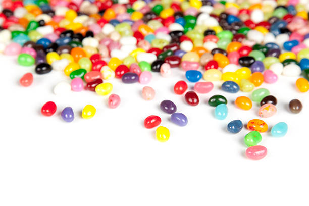 Jelly beans, colorful sweet candies.