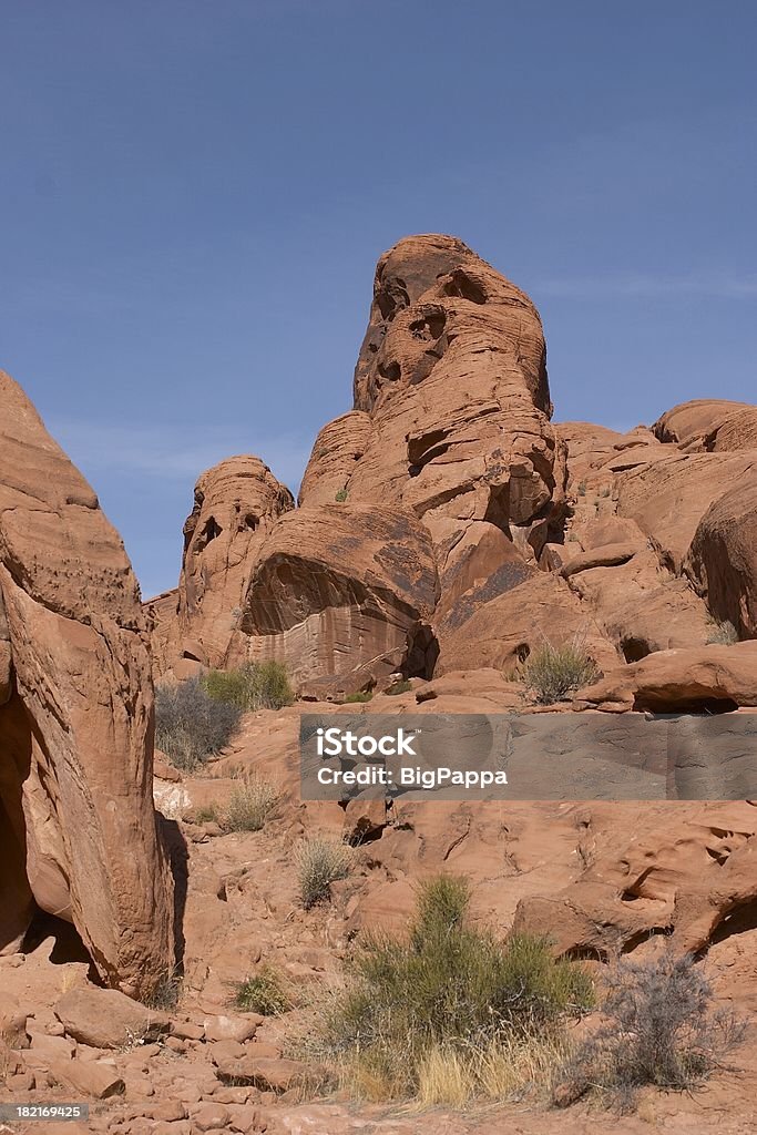 Red Rock Formation - Lizenzfrei Blau Stock-Foto