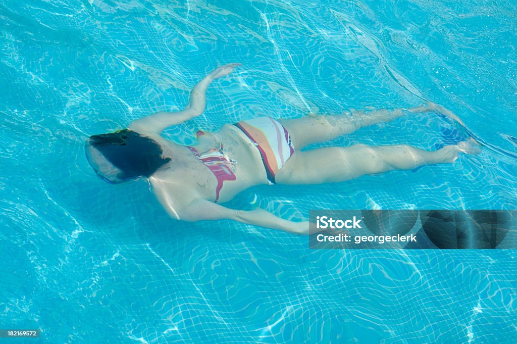 Underwater mujer - Foto de stock de Actividad libre de derechos