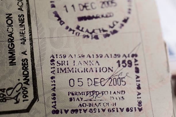 istock Travel: Sri Lanka Passport Stamp 182169682