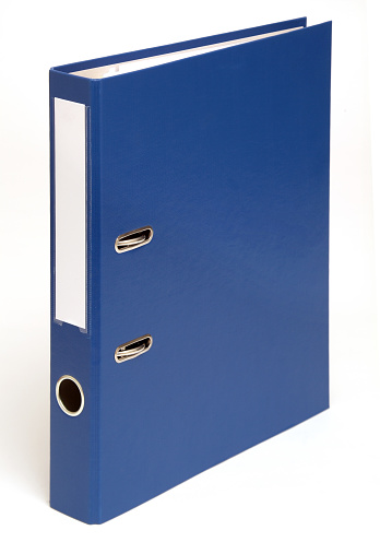 just a blue folder