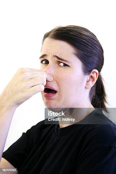 Foto de Isto Produz Maus Cheiros e mais fotos de stock de Odor desagradável - Odor desagradável, Odor corporal, Cheirar