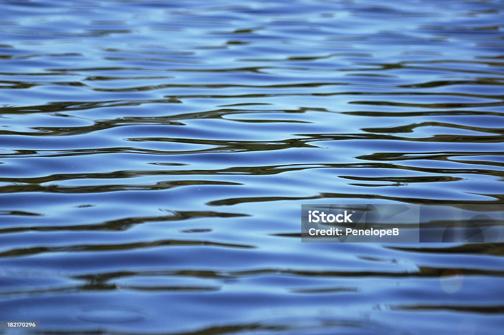 Lake effect Lake ripples in blue Backgrounds Stock Photo