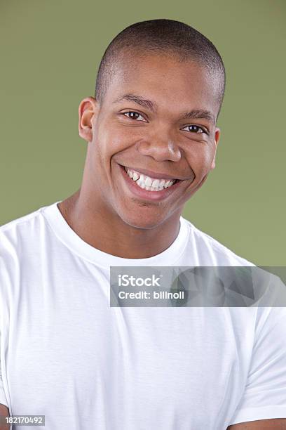 Portrait Of Man Smiling And Looking At Camera Stock Photo - Download Image Now - 20-29 Years, Adult, Adults Only