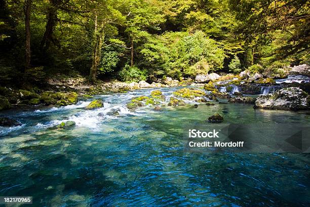 Mountain River Stockfoto und mehr Bilder von Bildhintergrund - Bildhintergrund, Frühling, Quellwasser