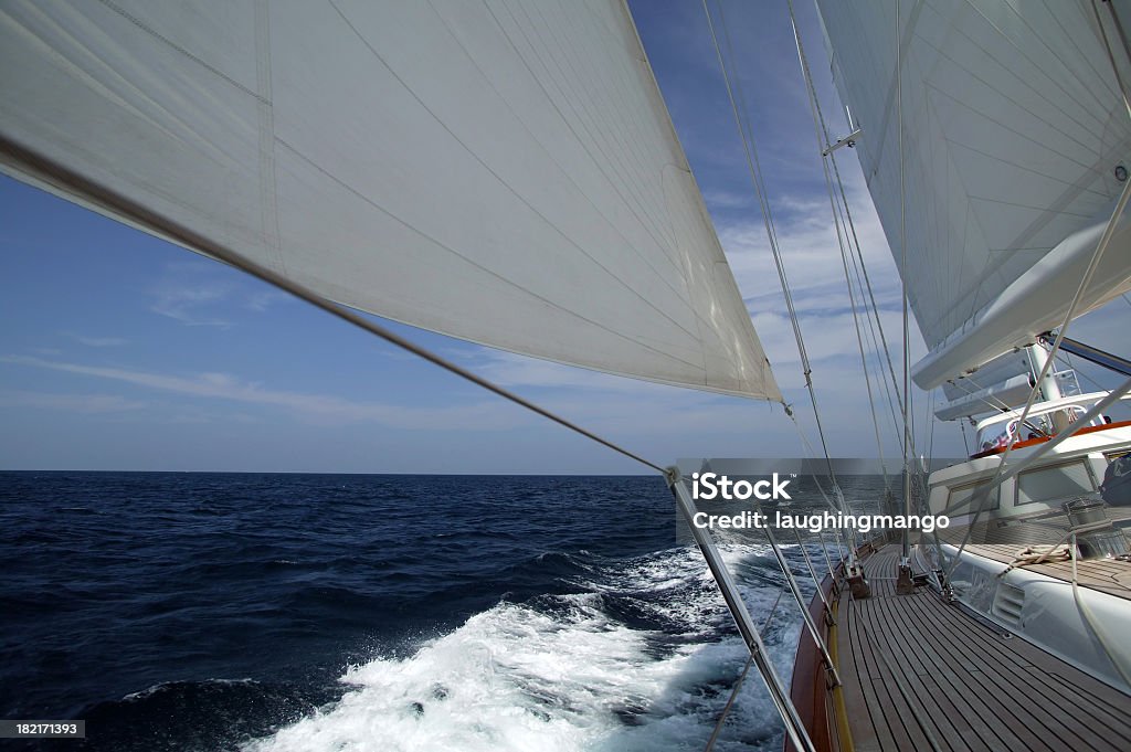 Segeln Schiff-Segelboot yacht Entspannung Ruhestand regatta phuket, thailand - Lizenzfrei Segelschiff Stock-Foto