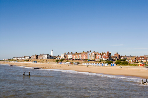 The beach at Southwold.