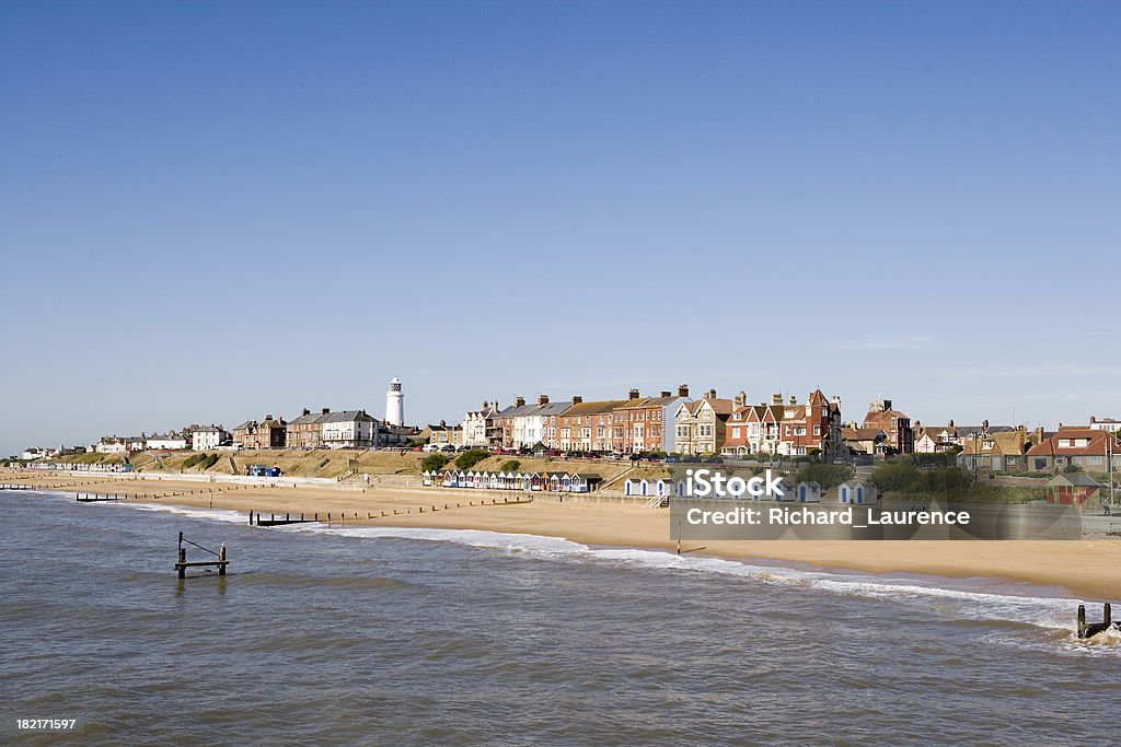 Southwold, Suffolk, England The beach at Southwold. Southwold Stock Photo