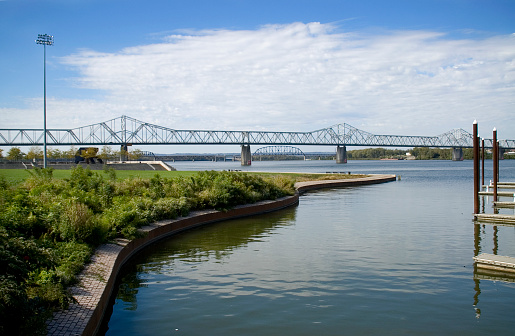 A view from the waterfront park in Louisville, KY
