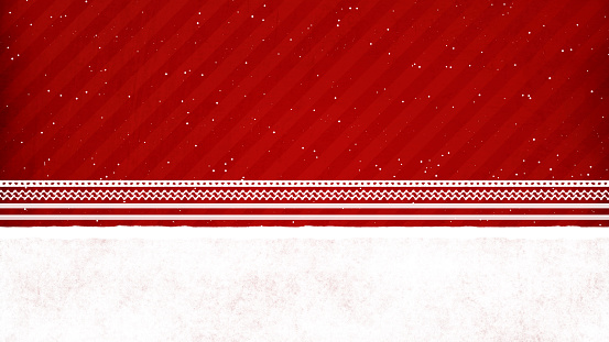 A horizontal Dark red maroon coloured glittering sparkling Christmas or Diwali festive background with white design pattern border. Can be used as celebration wallpaper, backdrops or gift wrapping sheet.