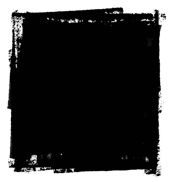 sfondo grunge quadrati - black paint foto e immagini stock