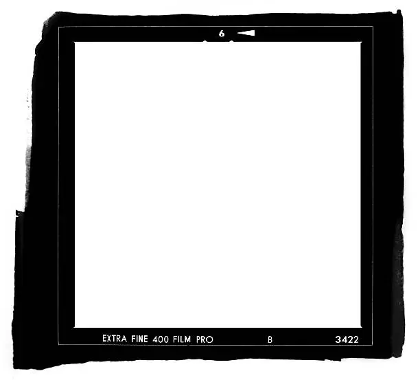 A square medium format film frame contact printed.CLICK BELOW TO SEE MORE IN THIS SERIES: