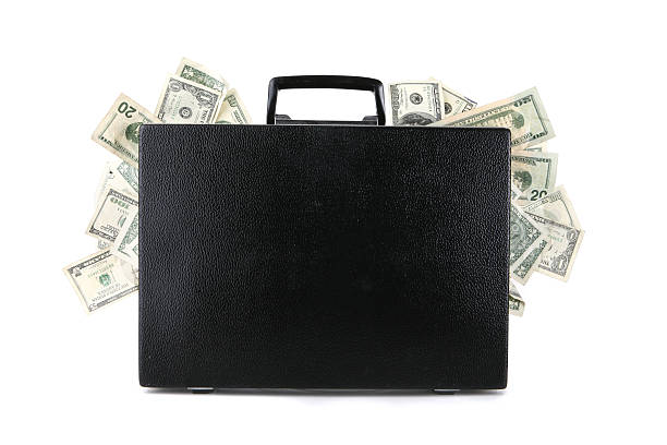 Briefcase full of cash.