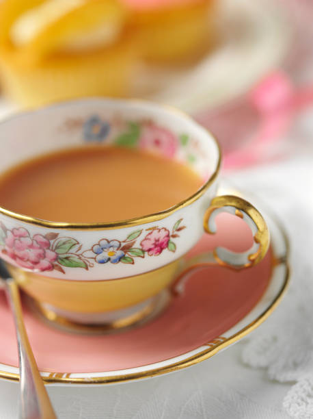 istock Vintage Cup and Saucer 182172069