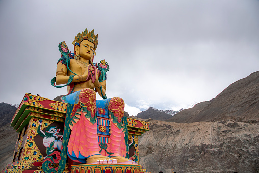 Diskit Monastery also known as Deskit Gompa or Diskit Gompa is the oldest and largest Buddhist monastery (gompa) in Diskit, Nubra Valley , Leh, Ladakh, India