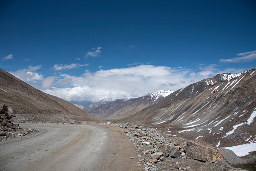 The beautiful views of road from Diskit to Leh