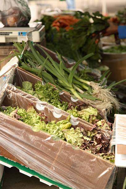 Farmers Market: Vegetables stock photo