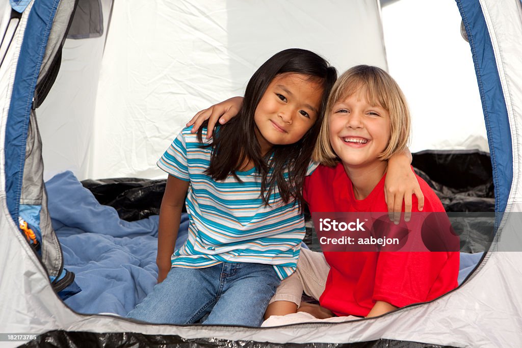 Camping - Lizenzfrei 6-7 Jahre Stock-Foto