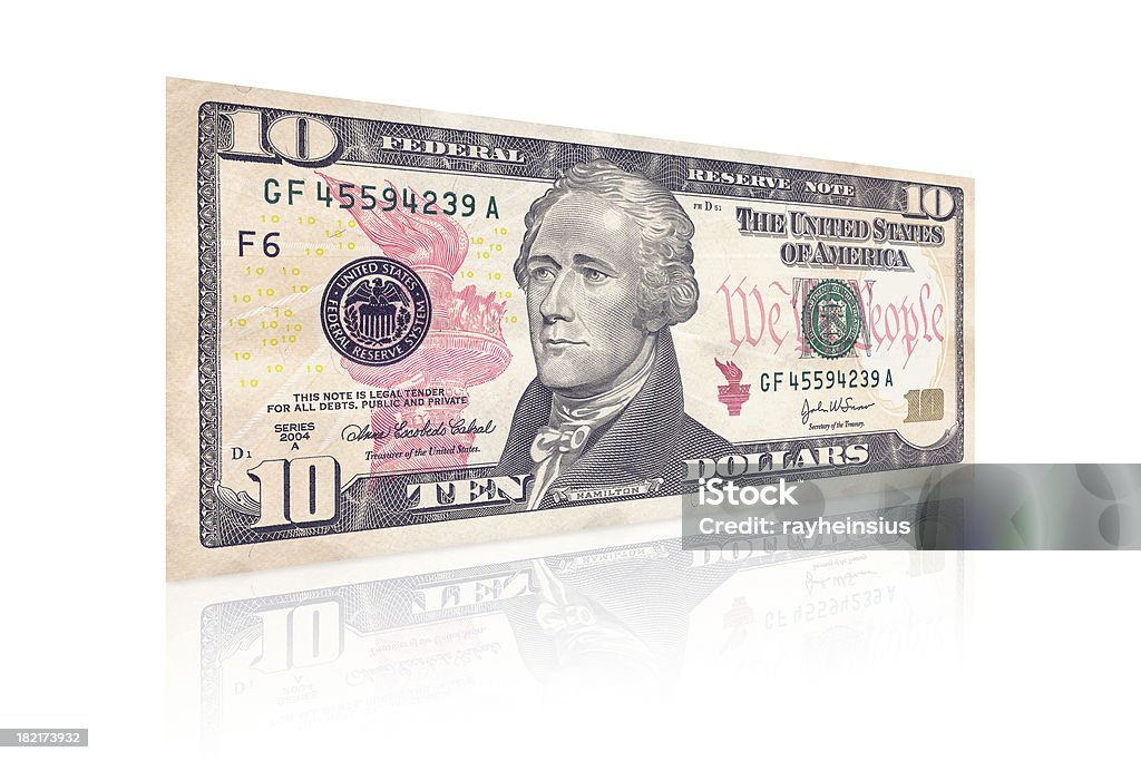 10 달러 지폐 - 로열티 프리 10 달러 지폐-미국 지폐 통화 스톡 사진