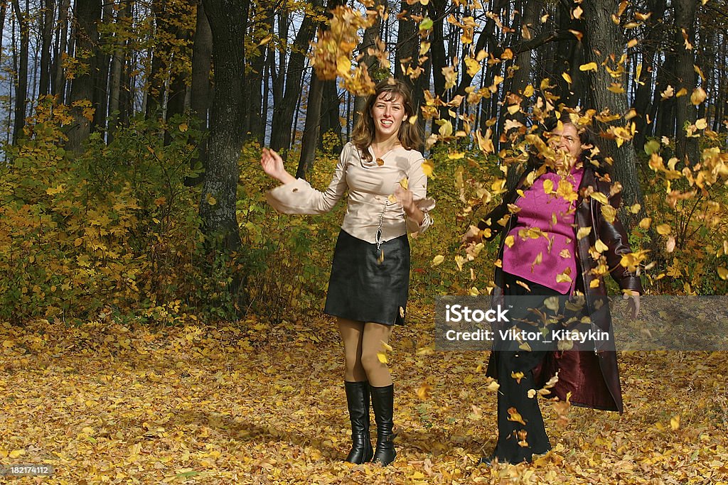 Outono de felicidade - Foto de stock de Adolescente royalty-free