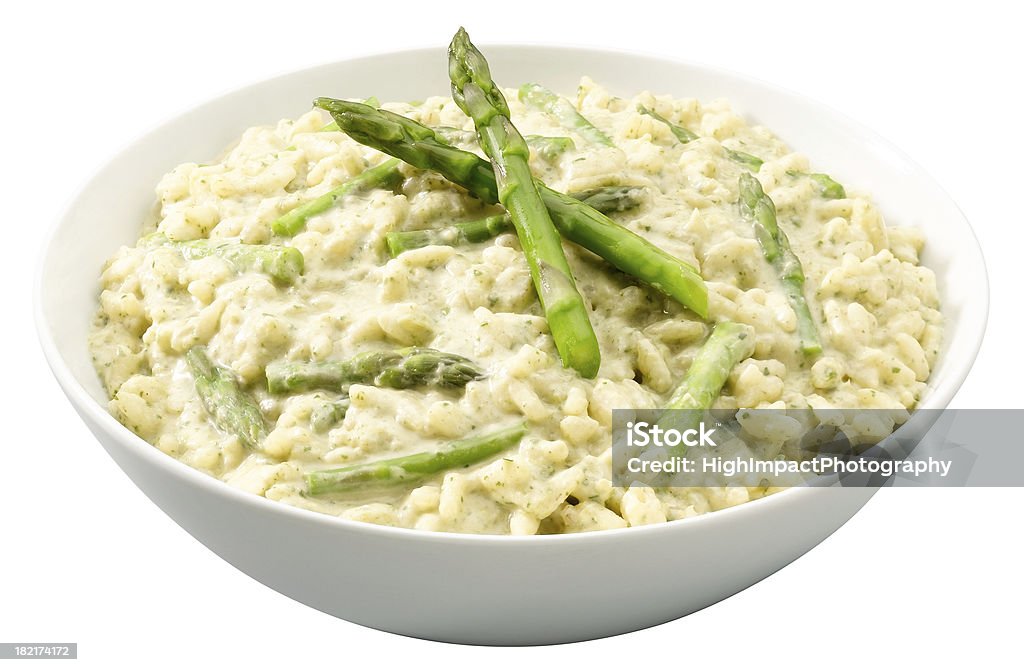 Risotto à l'asperge - Photo de Risotto libre de droits