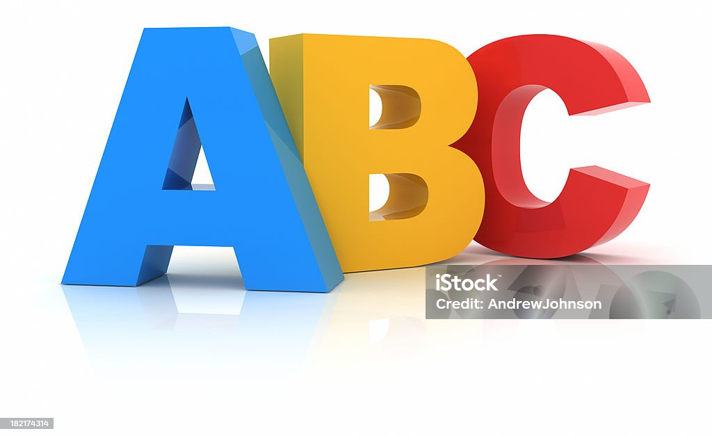 ABC - Foto de stock de Letra del alfabeto libre de derechos