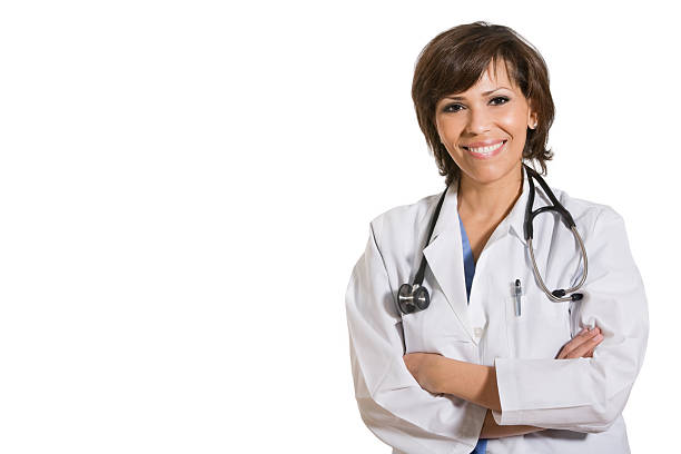 Female Doctor smiling stock photo