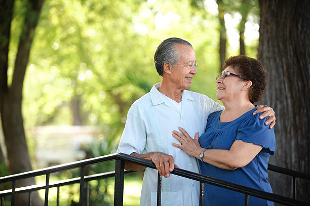 istock Senior couple in nature 182174499