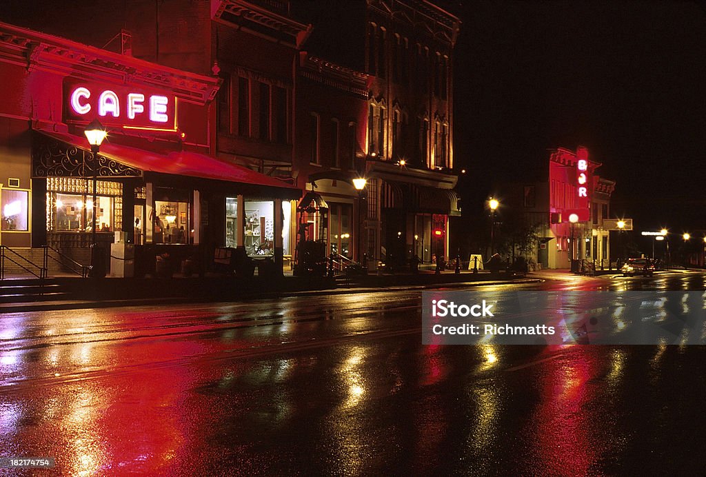 Città Vecchia in Colorado - Foto stock royalty-free di Notte