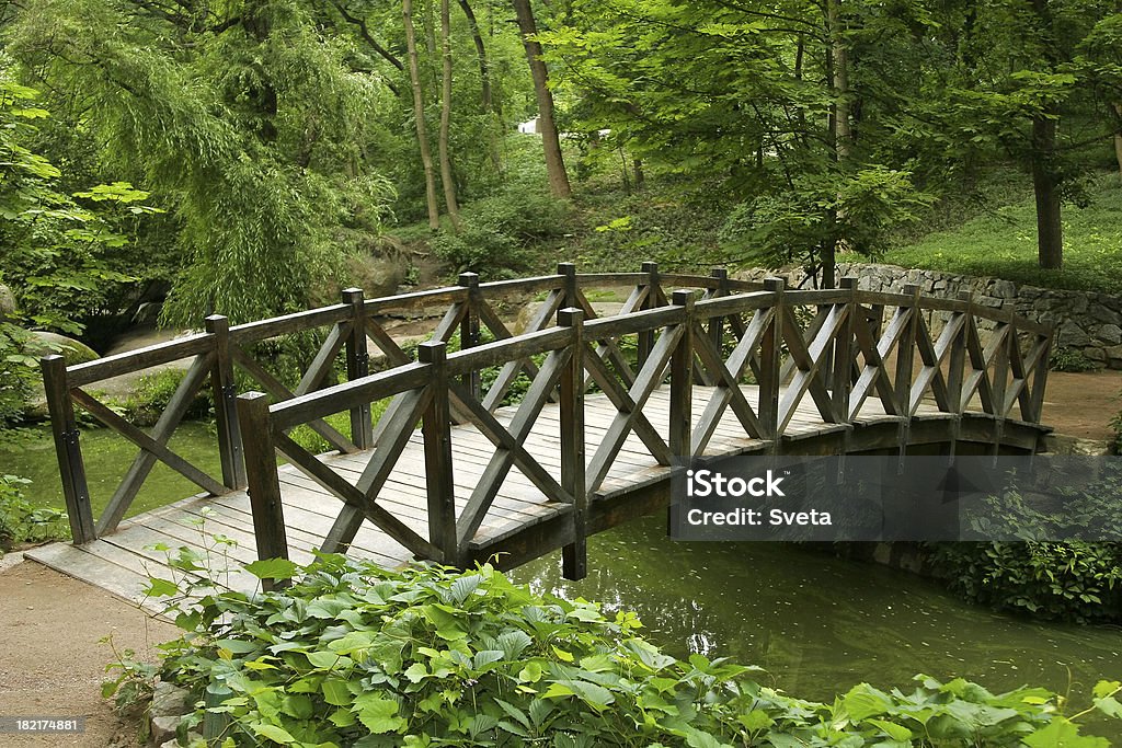 Pont de bois - Photo de Bois libre de droits