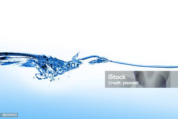 Blaue Wasser Planschen Wellen Und Wasser Stockfoto und mehr Bilder von Bach - Bach, Bildhintergrund, Blase - Physikalischer Zustand