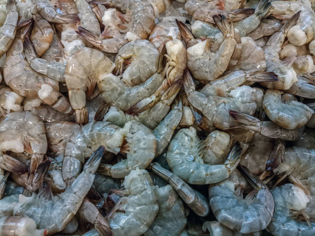 istock Raw Frozen Shrimp 1821750212