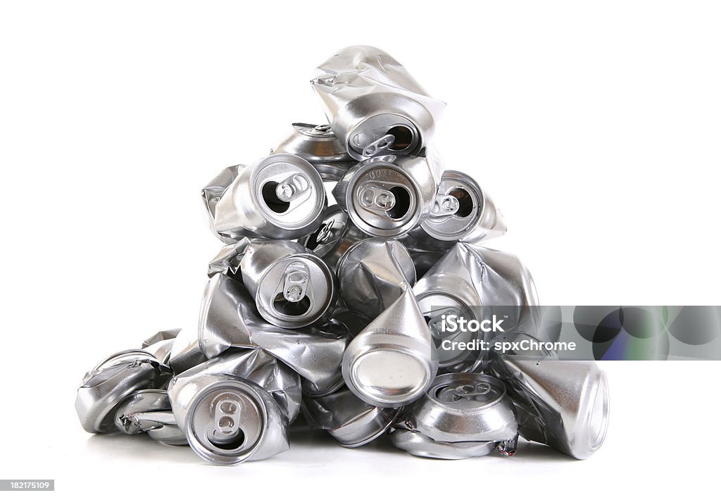 Aluminium-Dosen - Lizenzfrei Blechdose Stock-Foto