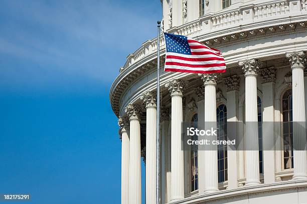 United States Capitol Stockfoto und mehr Bilder von Bundesgebäude - Bundesgebäude, Architektonisches Detail, Architektur