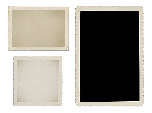 istock Vintage photo album with frames 182175494