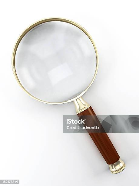Magnifying Glass Stock Photo - Download Image Now - Magnifying Glass, Illustration, Digitally Generated Image