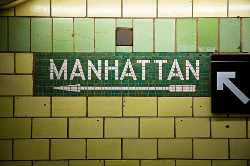 Manhattan Subway Sign