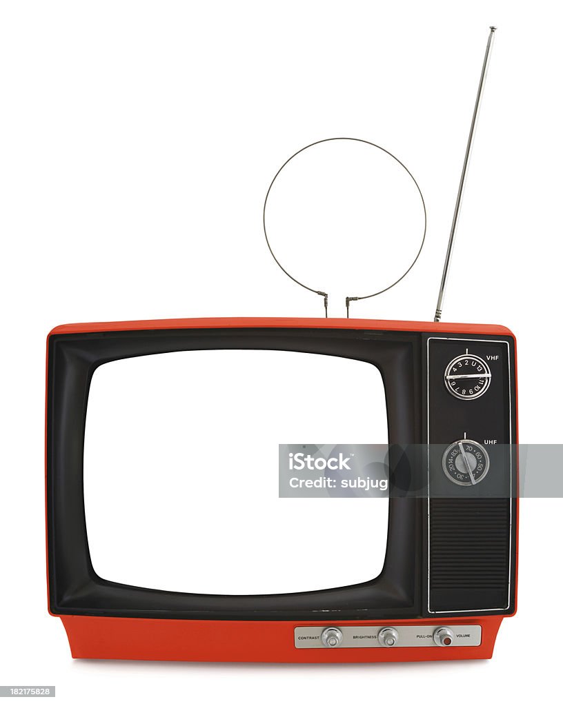 TV Vintage - Foto de stock de Televisor royalty-free