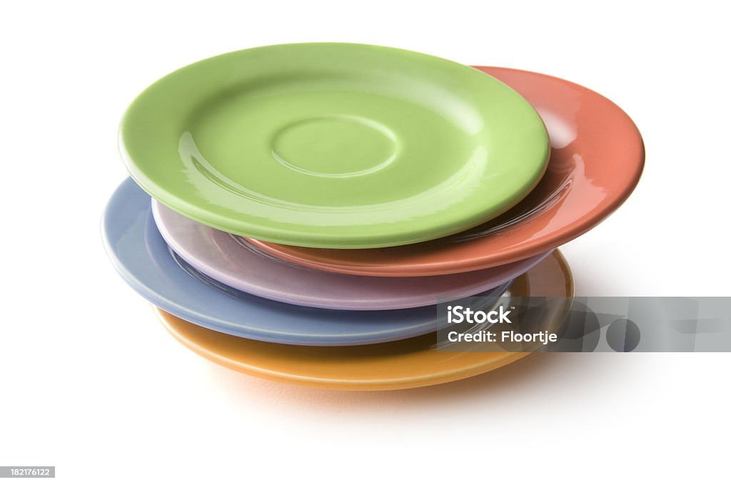 Küchenutensilien: Platten - Lizenzfrei Teller Stock-Foto