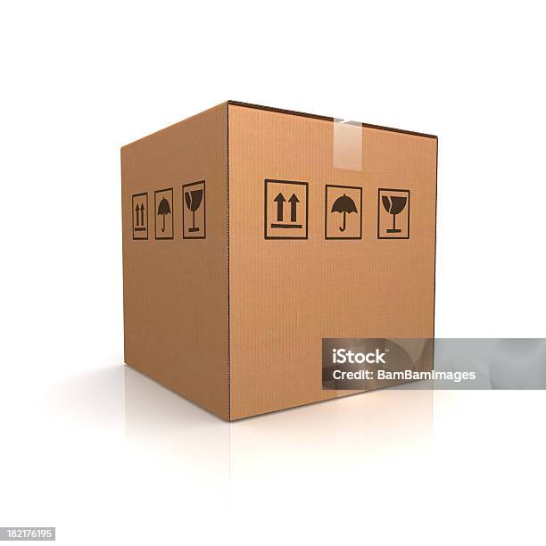 Доставка Box — стоковые фотографии и другие картинки Ящик - Ящик, Трёхразмерный, Пакет