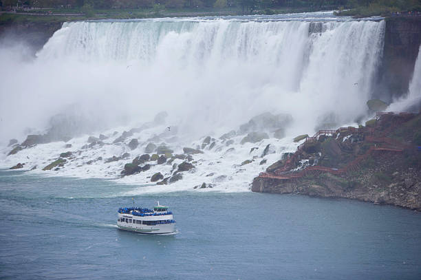 の滝、米国 - niagara falls falling people usa ストックフォトと画像