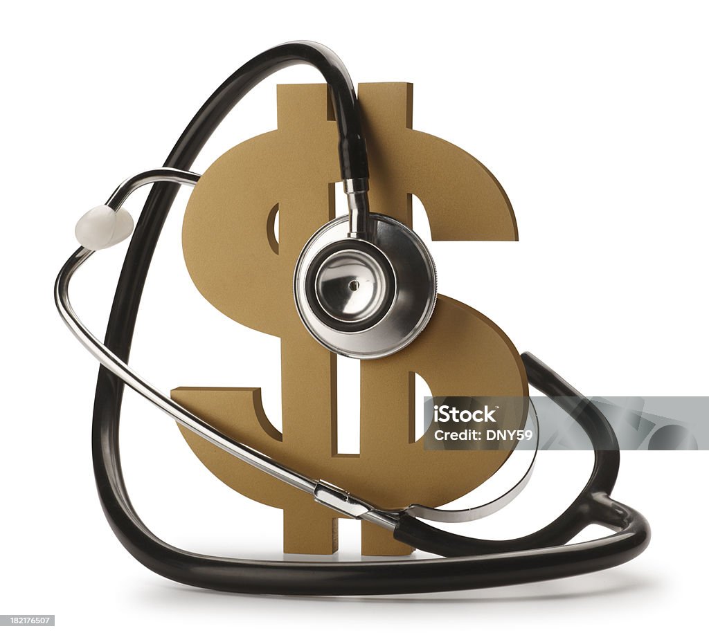 Koszty opieki zdrowotnej - Zbiór zdjęć royalty-free (Stetoskop)